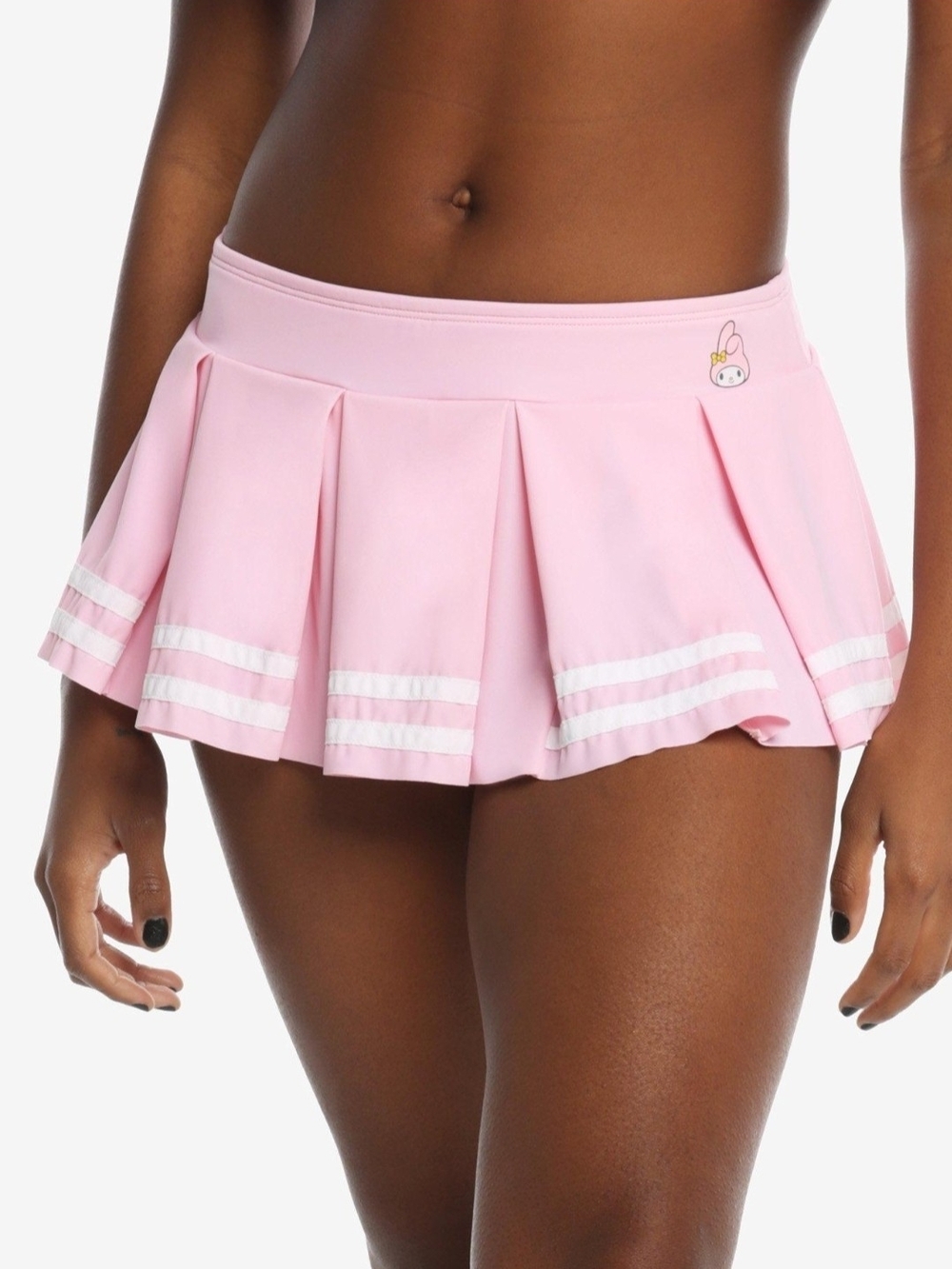 BNWT Hot Topic My Melody pink pleated swim skirt